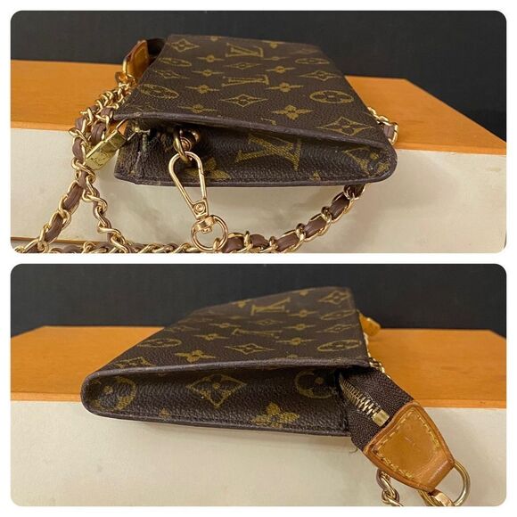 LOUIS VUITTON Bucket Pouch to Crossbody Shoulder Bag 💼 - Picture 9 of 13